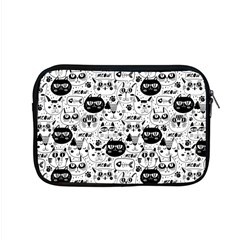 Cute Cat Faces Pattern Apple Macbook Pro 15  Zipper Case by TastefulDesigns