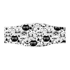 Cute Cat Faces Pattern Stretchable Headband by TastefulDesigns