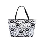 Cute Cat Faces Pattern Classic Shoulder Handbag Front