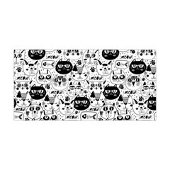 Cute Cat Faces Pattern Yoga Headband by TastefulDesigns