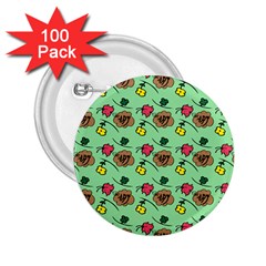 Lady Bug Fart - Nature And Insects 2 25  Buttons (100 Pack)  by DinzDas