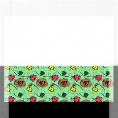 Lady Bug Fart - Nature And Insects Rectangular Jigsaw Puzzl by DinzDas