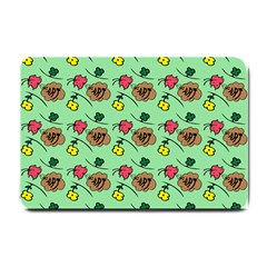 Lady Bug Fart - Nature And Insects Small Doormat  by DinzDas