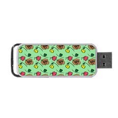 Lady Bug Fart - Nature And Insects Portable Usb Flash (two Sides) by DinzDas