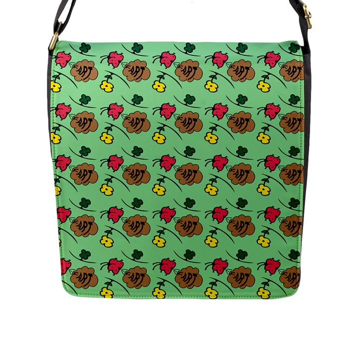 Lady Bug Fart - Nature And Insects Flap Closure Messenger Bag (L)