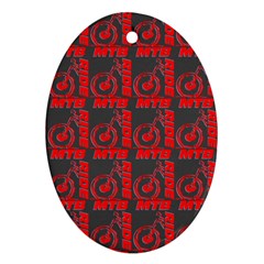 015 Mountain Bike - Mtb - Hardtail And Downhill Ornament (oval) by DinzDas