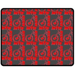 015 Mountain Bike - Mtb - Hardtail And Downhill Fleece Blanket (medium)  by DinzDas