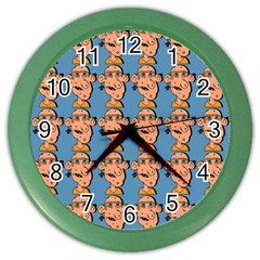 Village Dude - Hillbilly And Redneck - Trailer Park Boys Color Wall Clock by DinzDas