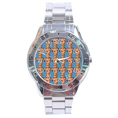 Village Dude - Hillbilly And Redneck - Trailer Park Boys Stainless Steel Analogue Watch by DinzDas