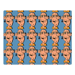 Village Dude - Hillbilly And Redneck - Trailer Park Boys Double Sided Flano Blanket (large)  by DinzDas