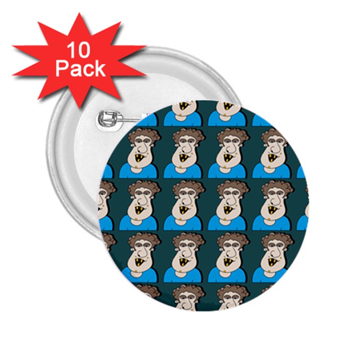 Village Dude - Hillbilly And Redneck - Trailer Park Boys 2.25  Buttons (10 pack) 