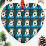 Village Dude - Hillbilly And Redneck - Trailer Park Boys Heart Ornament (Two Sides) Back