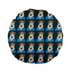 Village Dude - Hillbilly And Redneck - Trailer Park Boys Standard 15  Premium Flano Round Cushions by DinzDas