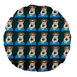 Village Dude - Hillbilly And Redneck - Trailer Park Boys Large 18  Premium Flano Round Cushions Front