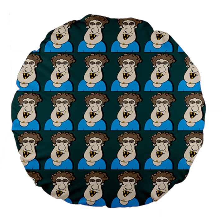 Village Dude - Hillbilly And Redneck - Trailer Park Boys Large 18  Premium Flano Round Cushions