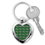 Game Over Karate And Gaming - Pixel Martial Arts Key Chain (Heart) Front