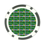 Game Over Karate And Gaming - Pixel Martial Arts Poker Chip Card Guard Front