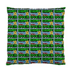 Game Over Karate And Gaming - Pixel Martial Arts Standard Cushion Case (two Sides) by DinzDas