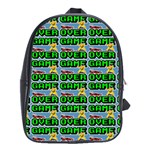 Game Over Karate And Gaming - Pixel Martial Arts School Bag (XL) Front