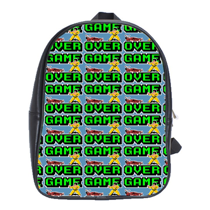 Game Over Karate And Gaming - Pixel Martial Arts School Bag (XL)