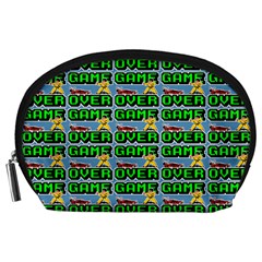 Game Over Karate And Gaming - Pixel Martial Arts Accessory Pouch (large) by DinzDas