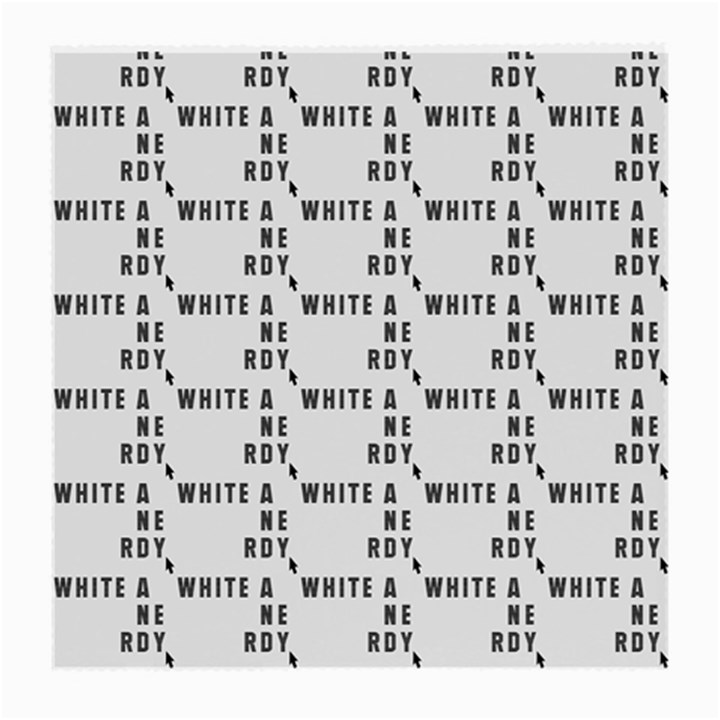 White And Nerdy - Computer Nerds And Geeks Medium Glasses Cloth (2 Sides)