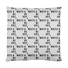 White And Nerdy - Computer Nerds And Geeks Standard Cushion Case (two Sides) by DinzDas