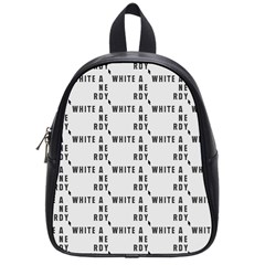 White And Nerdy - Computer Nerds And Geeks School Bag (small) by DinzDas