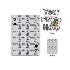 White And Nerdy - Computer Nerds And Geeks Playing Cards 54 Designs (mini) by DinzDas