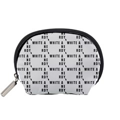 White And Nerdy - Computer Nerds And Geeks Accessory Pouch (small) by DinzDas