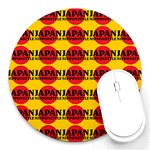 Japan Nippon Style - Japan Sun Round Mousepads Front