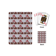 From My Dead Cold Hands - Zombie And Horror Playing Cards Single Design (mini) by DinzDas