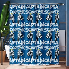 Scooter Captain - Moped And Scooter Riding Shower Curtain 60  X 72  (medium)  by DinzDas