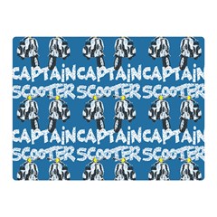 Scooter Captain - Moped And Scooter Riding Double Sided Flano Blanket (mini)  by DinzDas