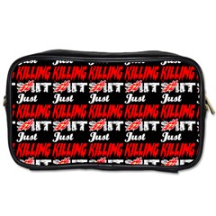 Just Killing It - Silly Toilet Stool Rocket Man Toiletries Bag (one Side) by DinzDas