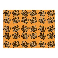 Inka Cultur Animal - Animals And Occult Religion Double Sided Flano Blanket (mini)  by DinzDas