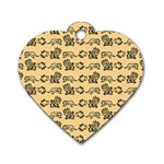 Inka Cultur Animal - Animals And Occult Religion Dog Tag Heart (One Side) Front