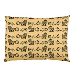 Inka Cultur Animal - Animals And Occult Religion Pillow Case (two Sides) by DinzDas