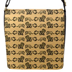 Inka Cultur Animal - Animals And Occult Religion Flap Closure Messenger Bag (s) by DinzDas