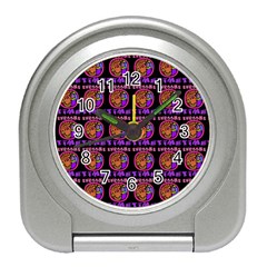 Inka Cultur Animal - Animals And Occult Religion Travel Alarm Clock by DinzDas