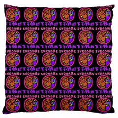 Inka Cultur Animal - Animals And Occult Religion Large Flano Cushion Case (two Sides) by DinzDas