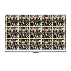 Bmx And Street Style - Urban Cycling Culture Business Card Holder by DinzDas