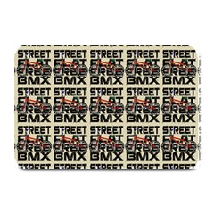 Bmx And Street Style - Urban Cycling Culture Plate Mats by DinzDas