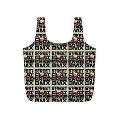 Bmx And Street Style - Urban Cycling Culture Full Print Recycle Bag (s) by DinzDas