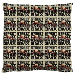 Bmx And Street Style - Urban Cycling Culture Standard Flano Cushion Case (two Sides) by DinzDas