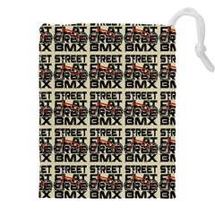 Bmx And Street Style - Urban Cycling Culture Drawstring Pouch (4xl) by DinzDas