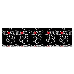 Pet Love - Dogs, Cats And All Pets Lover Satin Scarf (oblong) by DinzDas