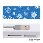 Winter Time And Snow Chaos Memory Card Reader (Stick) Front