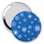 Winter Time And Snow Chaos 3  Handbag Mirrors Front