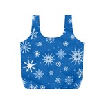 Winter Time And Snow Chaos Full Print Recycle Bag (S) Back